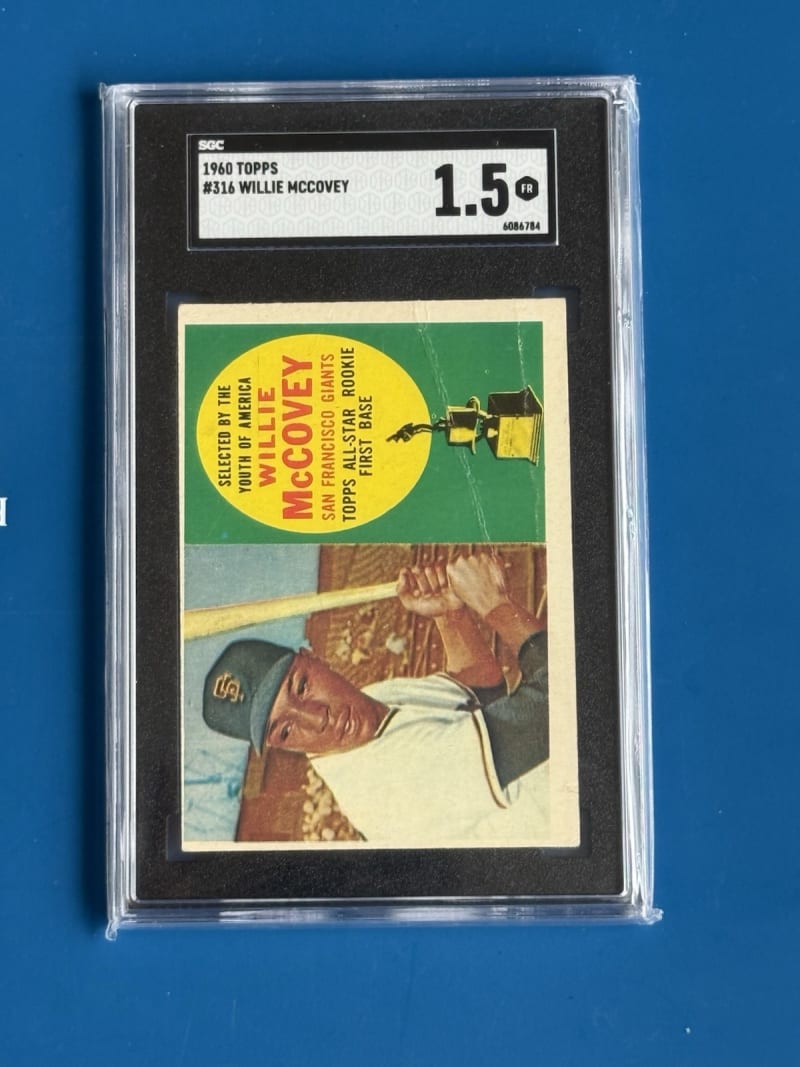 1960 Topps Willie McCovey #316 front