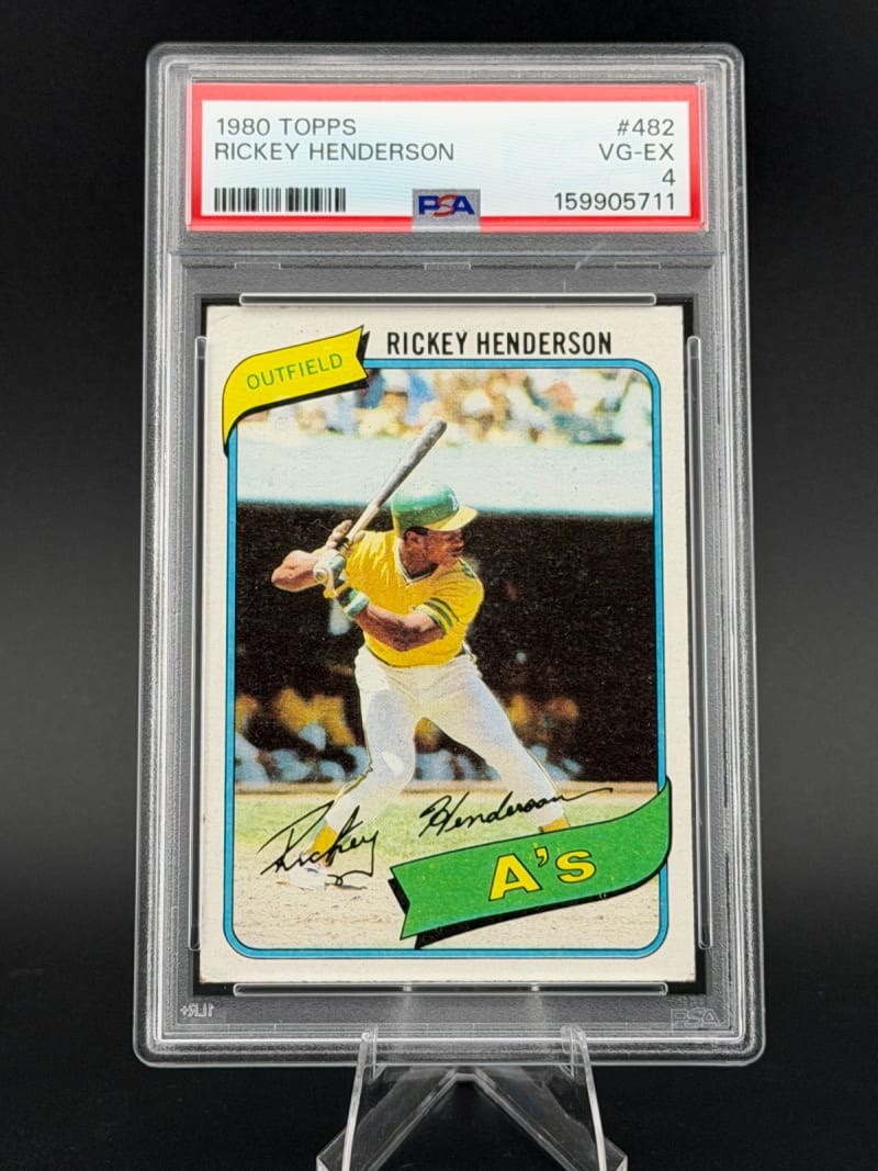 1980 Topps Rickey Henderson #482 front