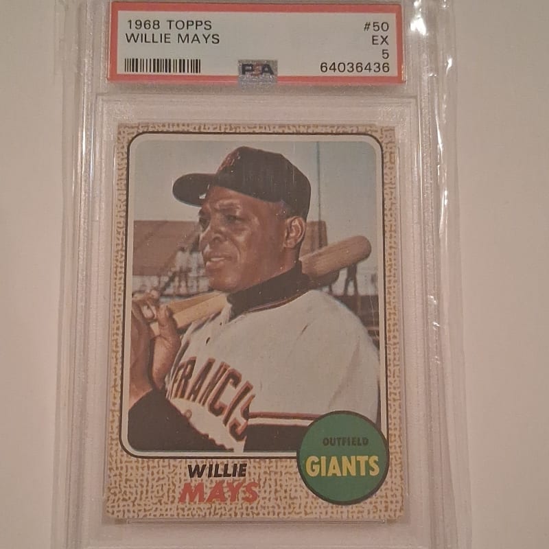 1968 Topps Willie Mays #50 front