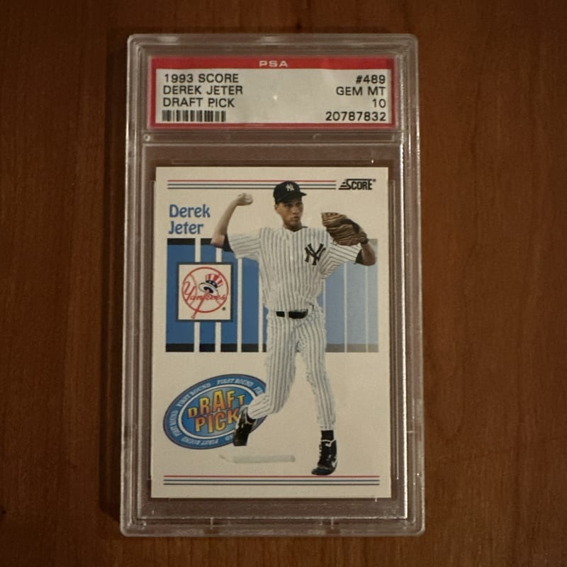 1993 Score Derek Jeter #489 front