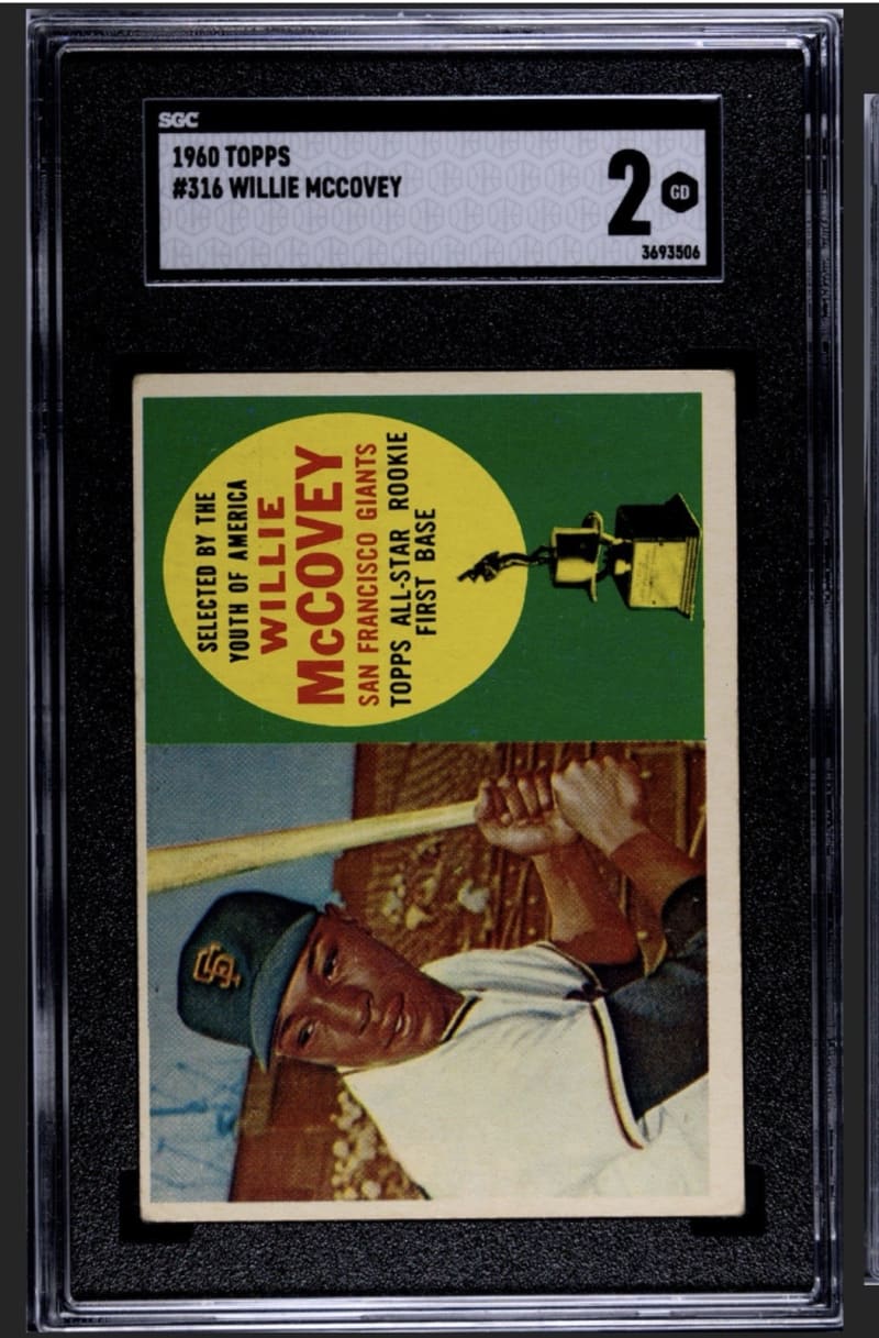 1960 Topps Willie McCovey #316 front