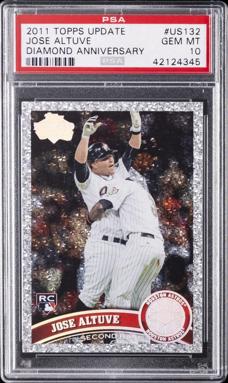 2011 Topps Update Jose Altuve #US132 front