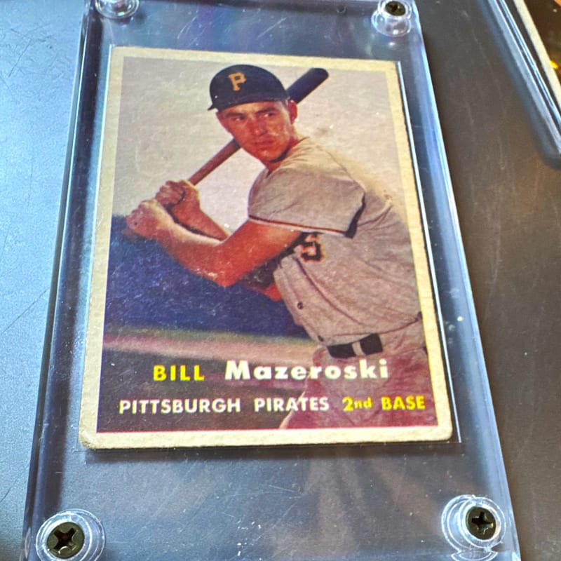 1957 Topps Bill Mazeroski #24 front