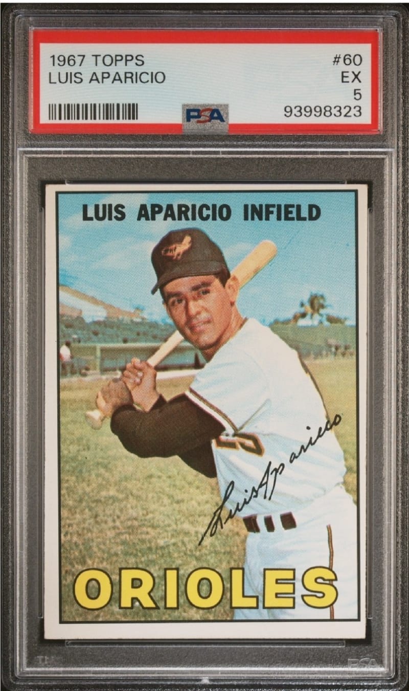 1967 Topps Luis Aparicio #60 front