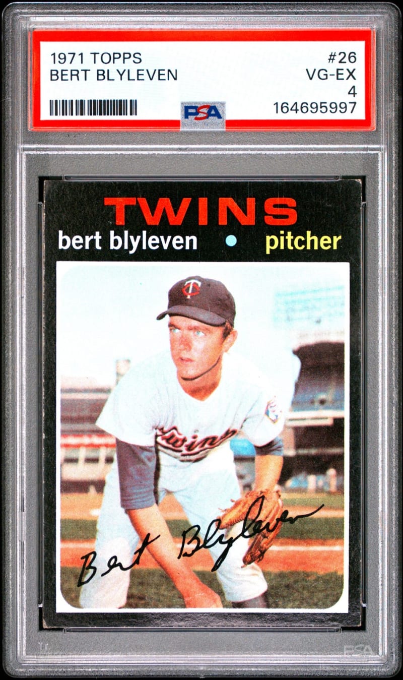 1971 Topps Bert Blyleven #26 front