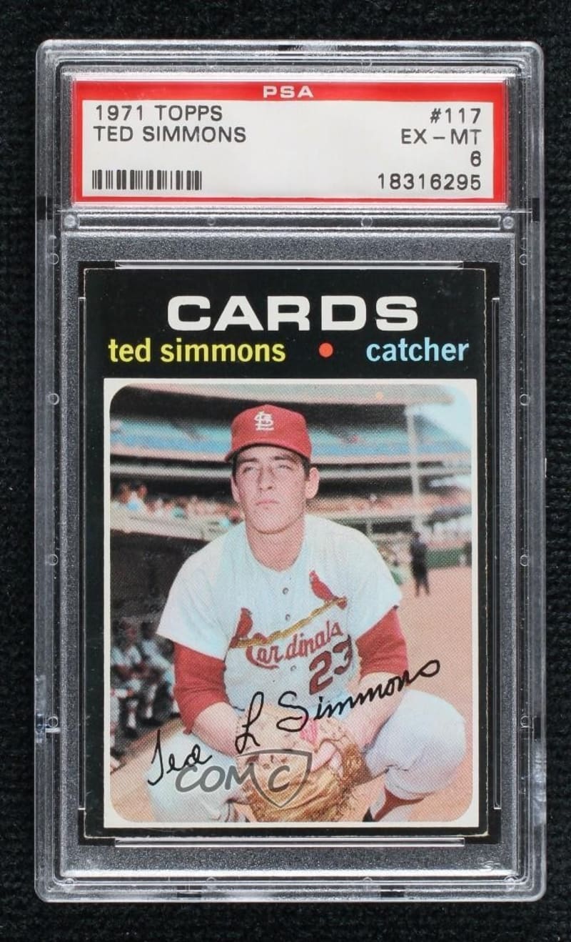 1971 Topps Ted Simmons #117 front