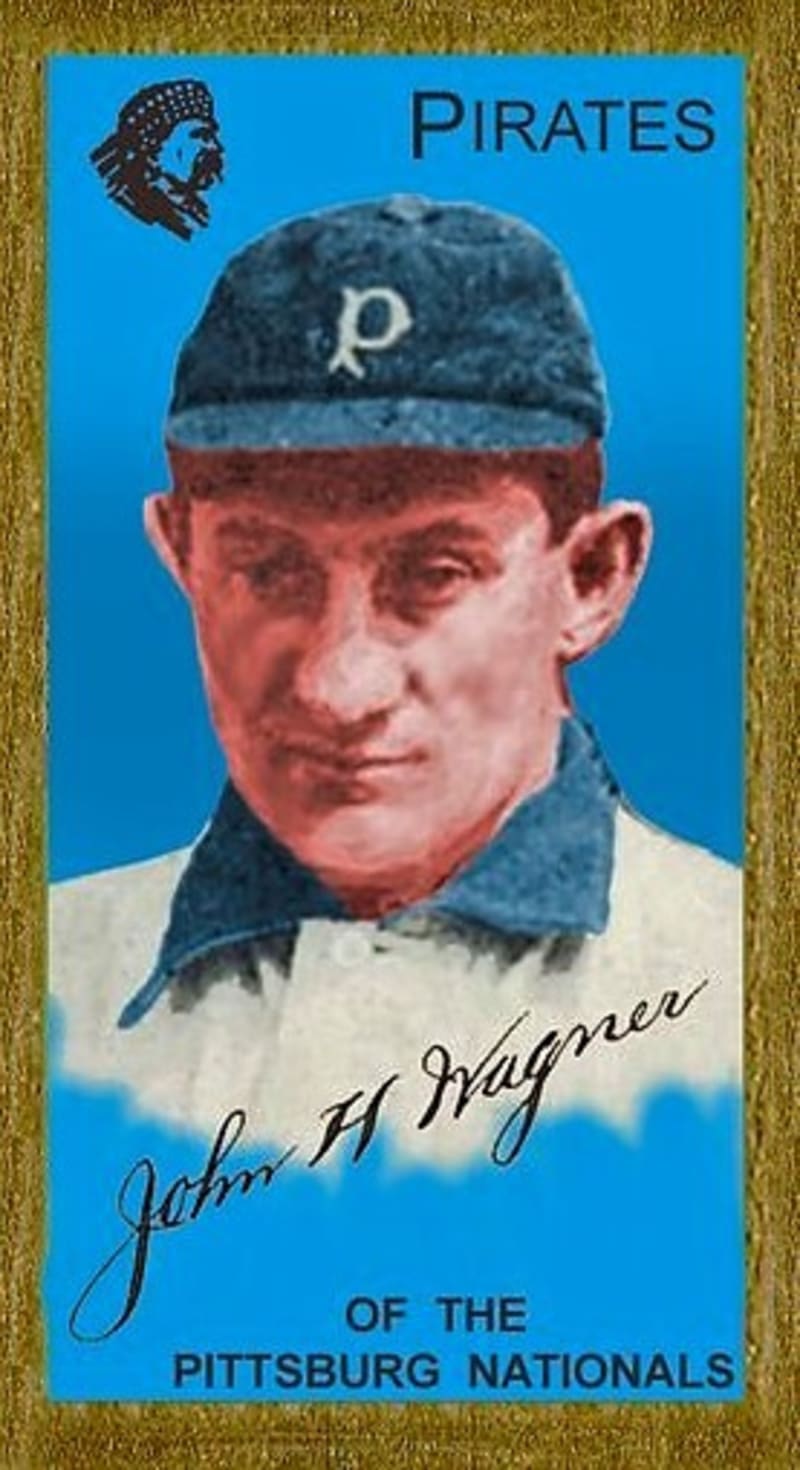1909 T206 Honus Wagner front