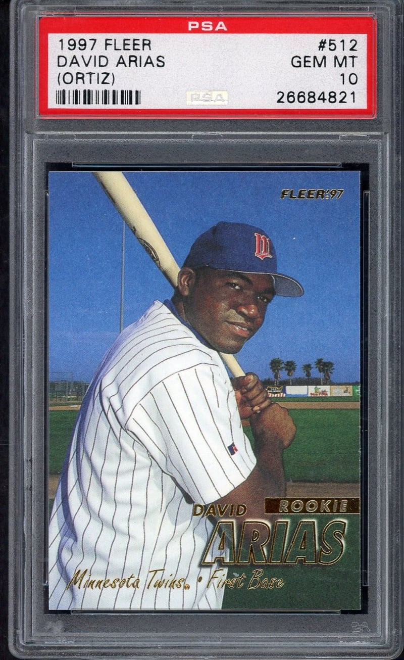 1997 Fleer David Ortiz #512 front