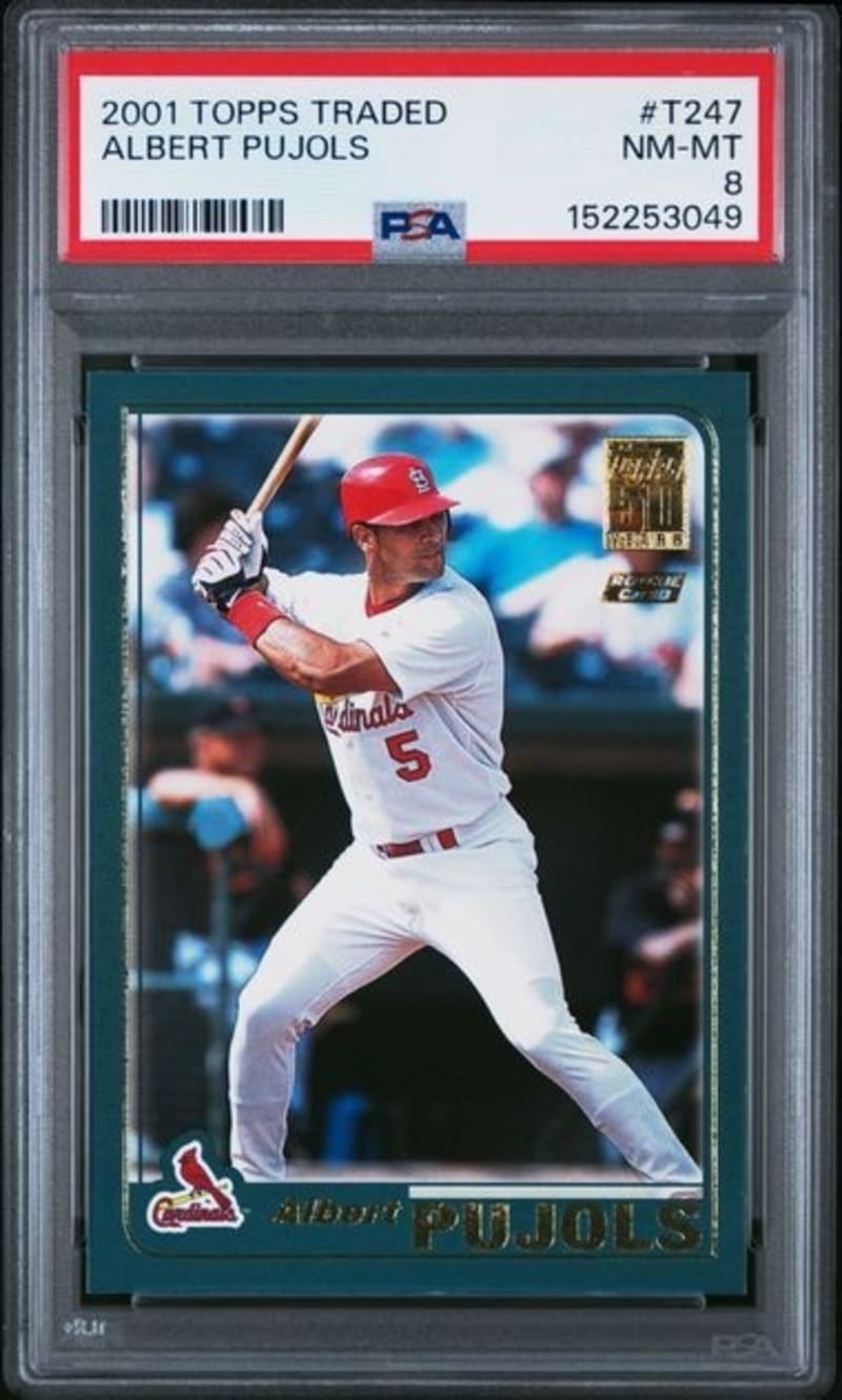 2001 Topps Traded Albert Pujols #T247 front