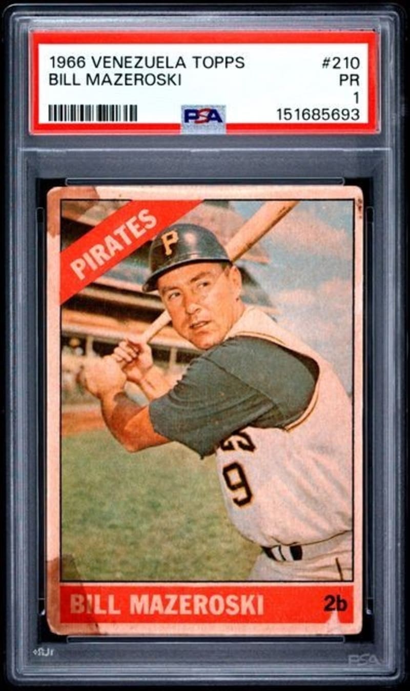 1966 Topps Bill Mazeroski #210 front