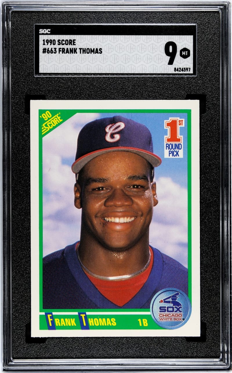 1990 Score Frank Thomas #663 front