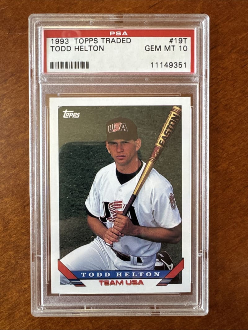 1993 Topps Traded Todd Helton #19T front