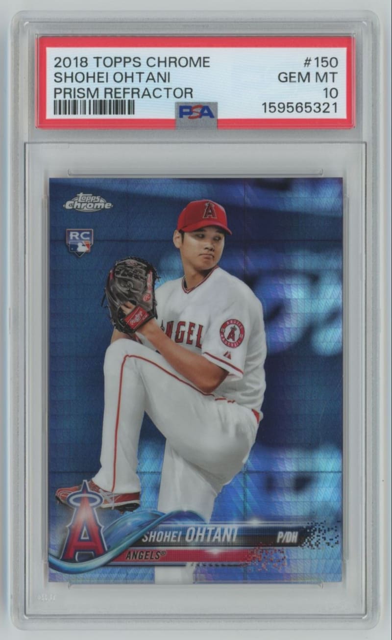 2018 Topps Chrome Shohei Ohtani #150 front