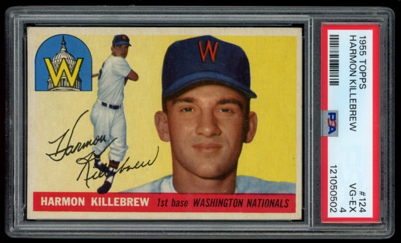 1955 Topps Harmon Killebrew #124 front