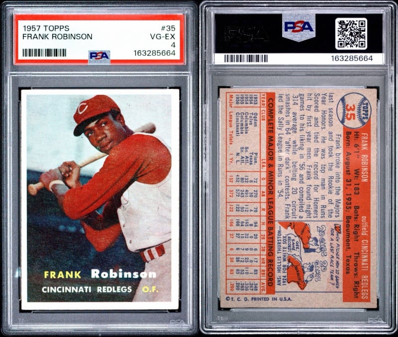 1957 Topps Frank Robinson #35 front
