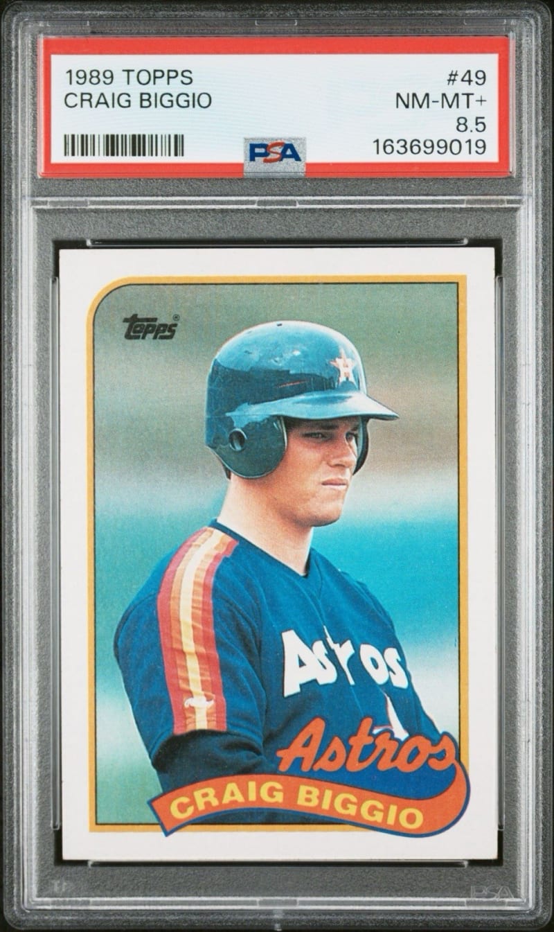 1989 Topps Craig Biggio #49 front