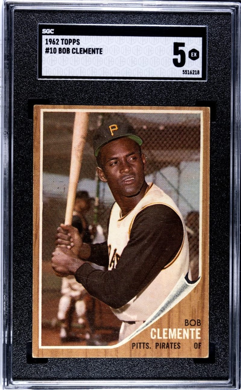 1962 Topps Roberto Clemente #10 front