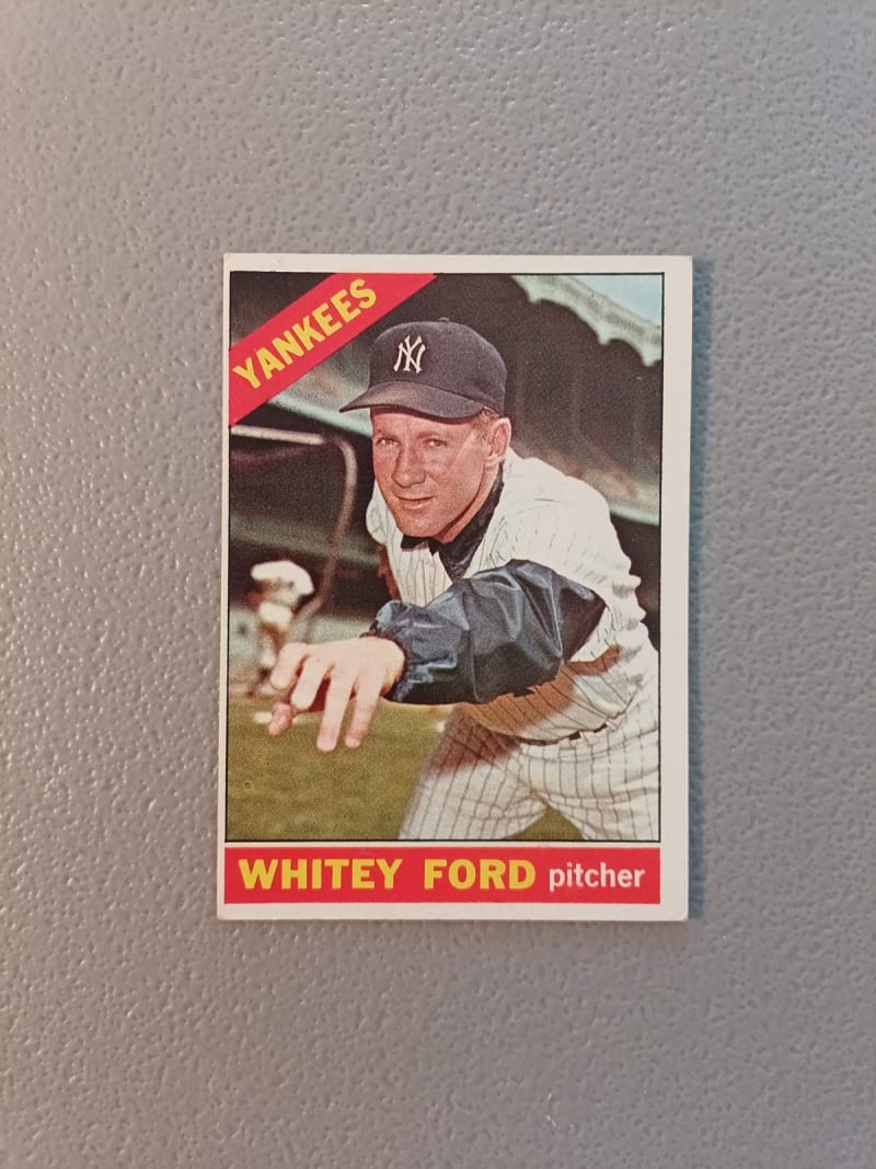 1966 Topps Whitey Ford #160 front