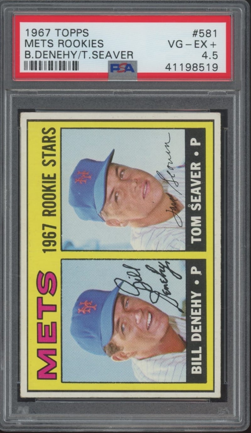 1967 Topps Tom Seaver #581 front