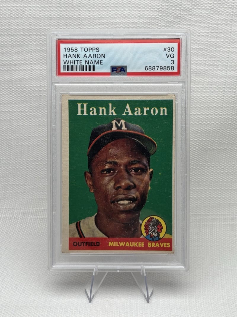 1958 Topps Hank Aaron #30 front