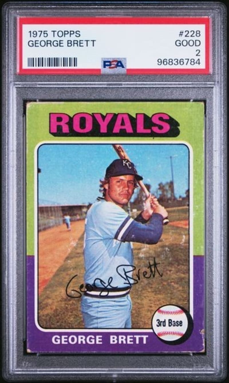 1975 Topps George Brett #228 front