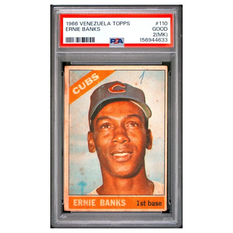1966 Topps Ernie Banks #110 front
