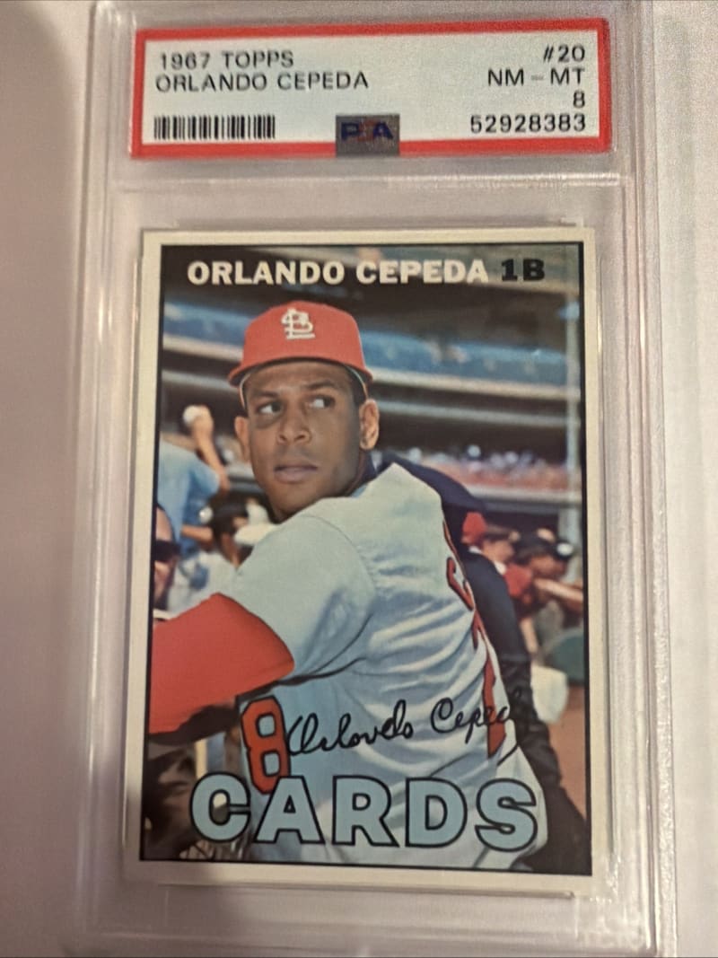 1967 Topps Orlando Cepeda #20 front
