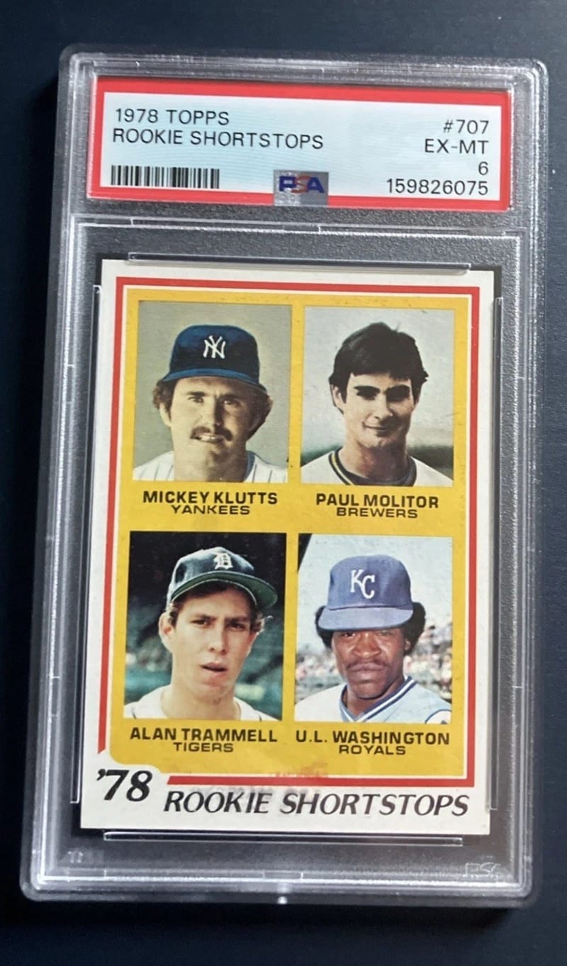 1978 Topps Paul Molitor #707 front