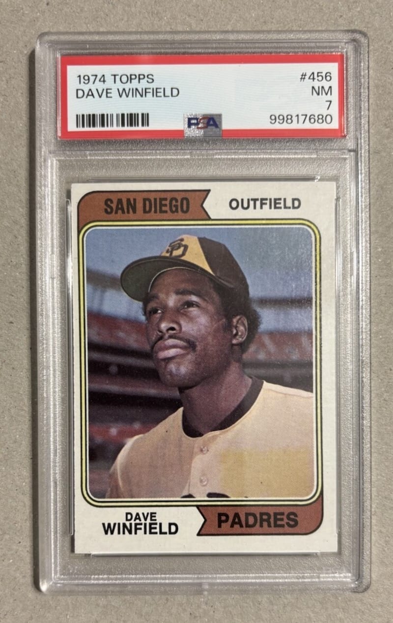 1974 Topps Dave Winfield #456 front