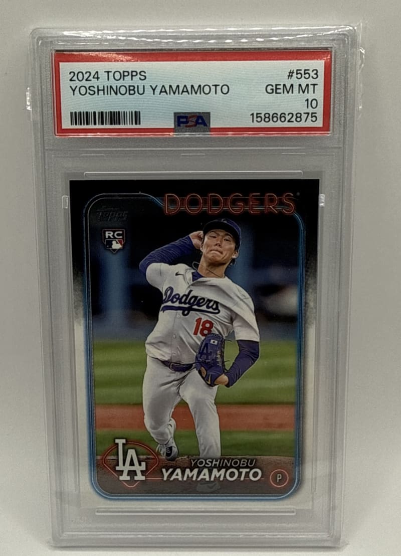2024 Topps Yoshinobu Yamamoto #553 front