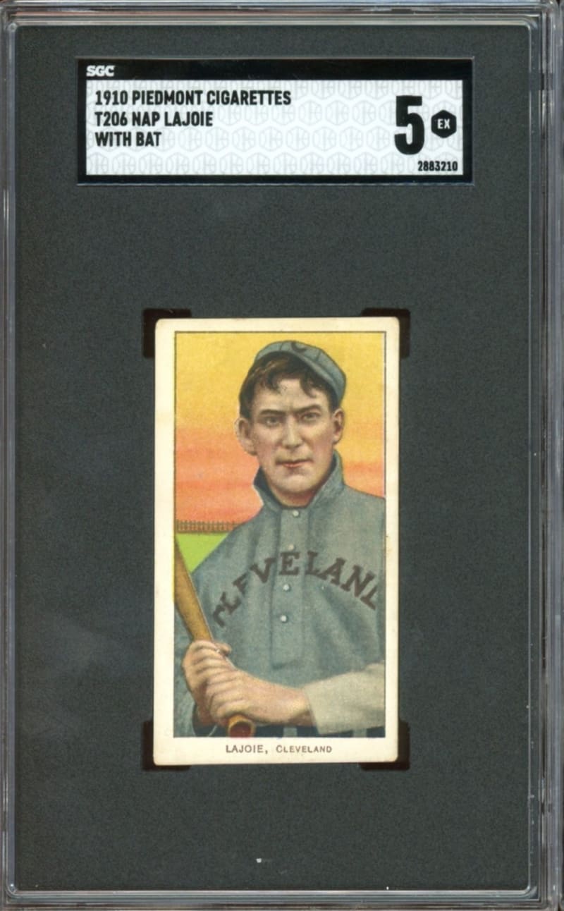 1909 T206 Nap Lajoie front