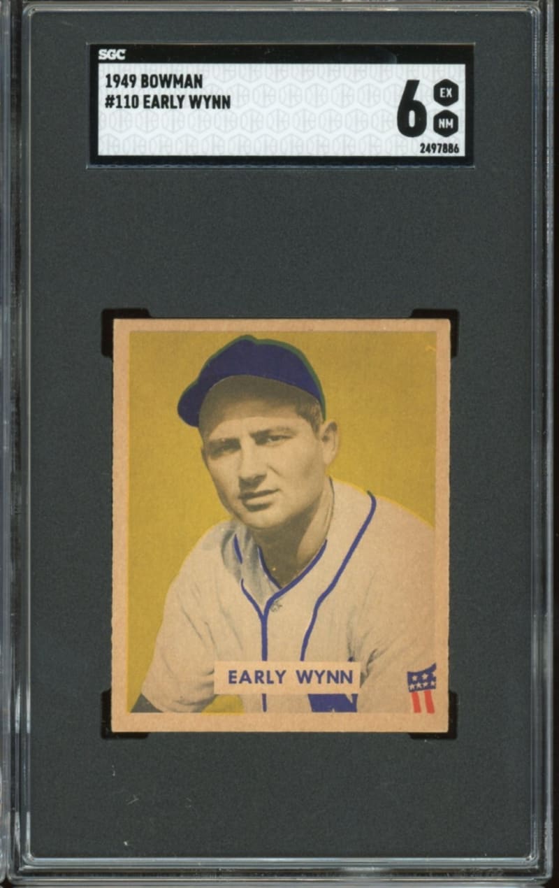 1949 Bowman Early Wynn #110 front