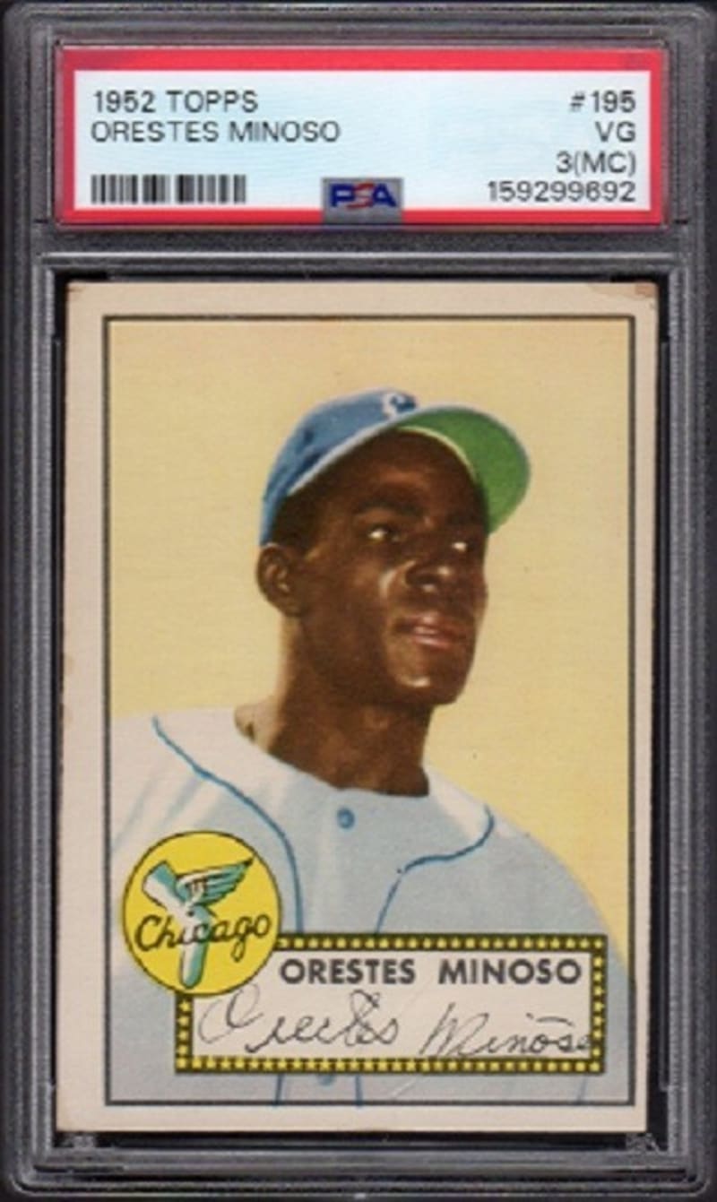 1952 Topps Minnie Minoso #195 front