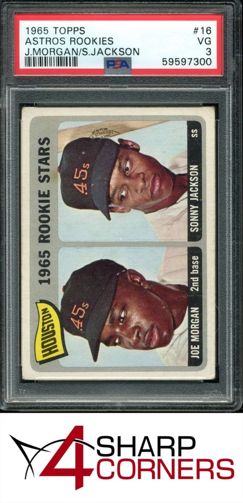 1965 Topps Joe Morgan #16 front