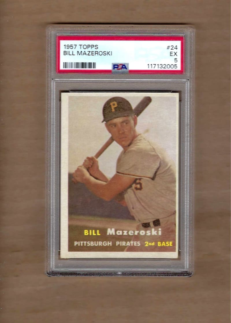 1957 Topps Bill Mazeroski #24 front