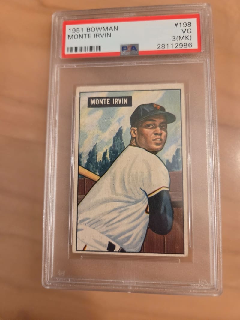 1951 Bowman Monte Irvin #198 front