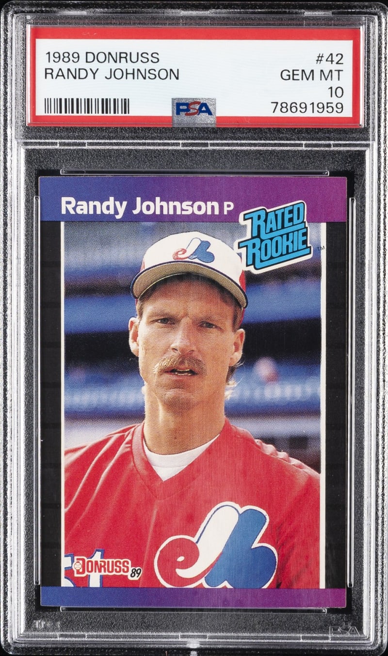 1989 Donruss Randy Johnson #42 front