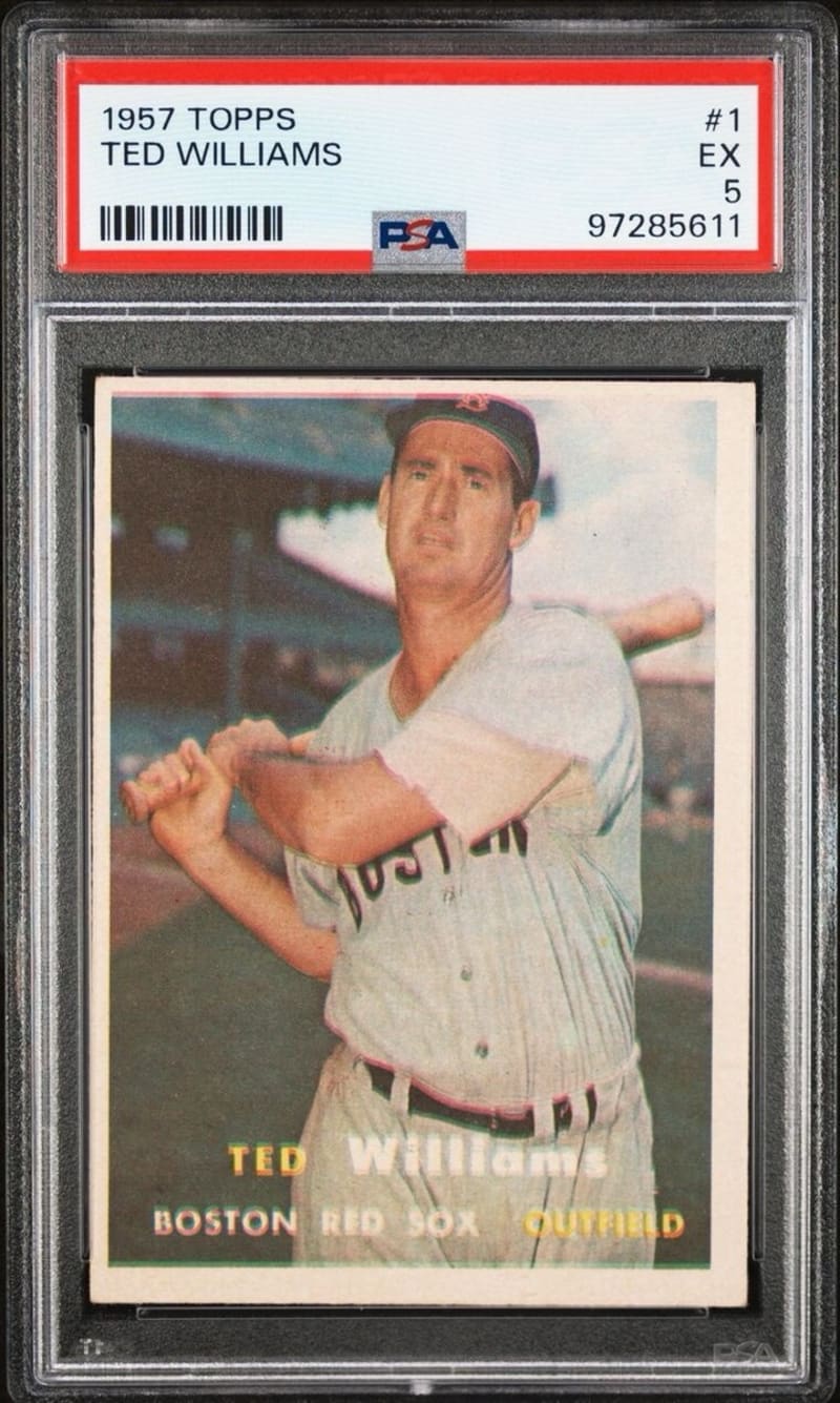 1957 Topps Ted Williams #1 front