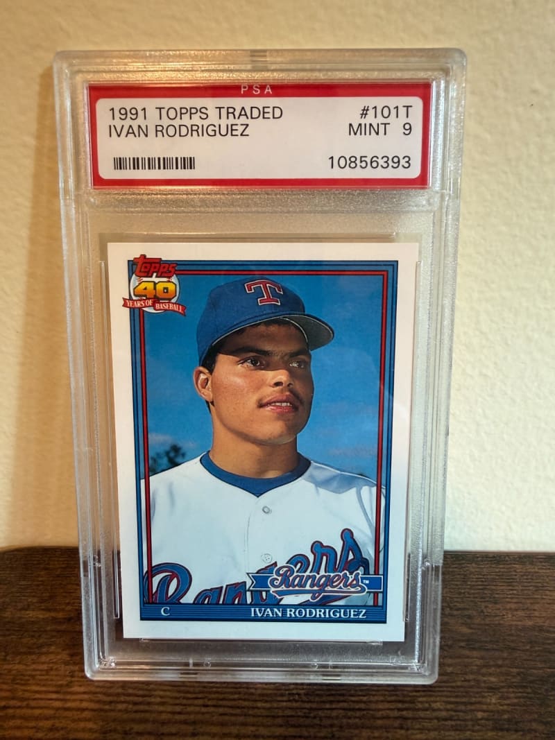 1991 Topps Traded Ivan Rodriguez #101T front