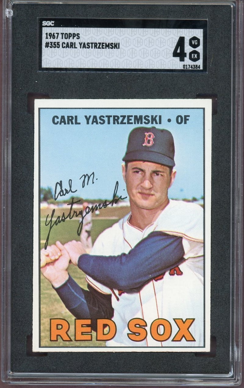 1967 Topps Carl Yastrzemski #355 front