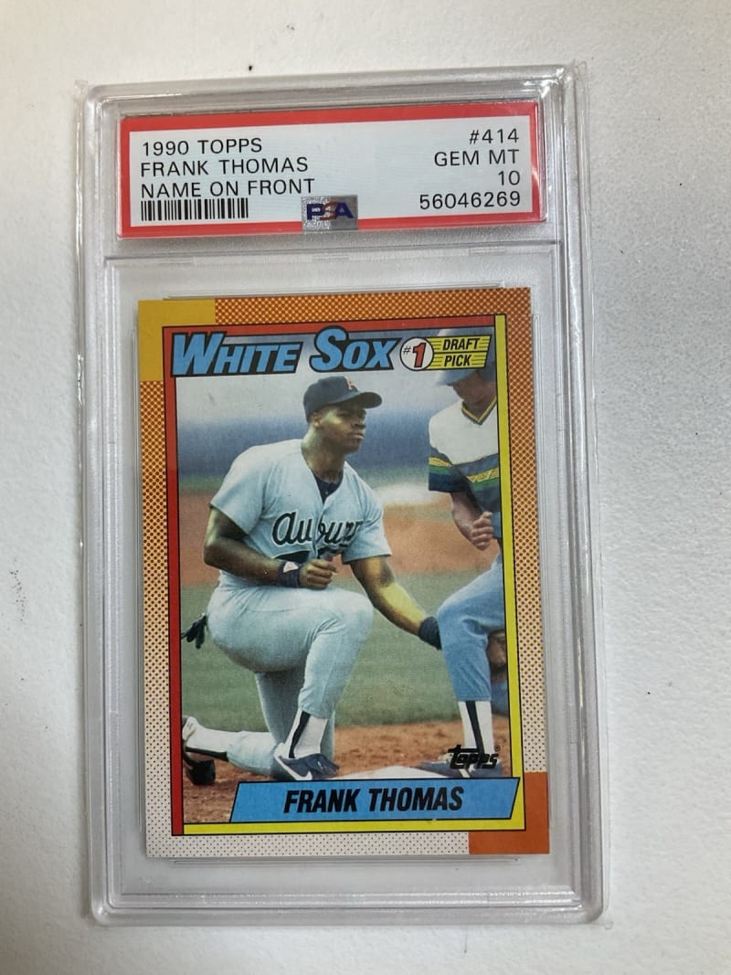 1990 Topps Frank Thomas #414 front