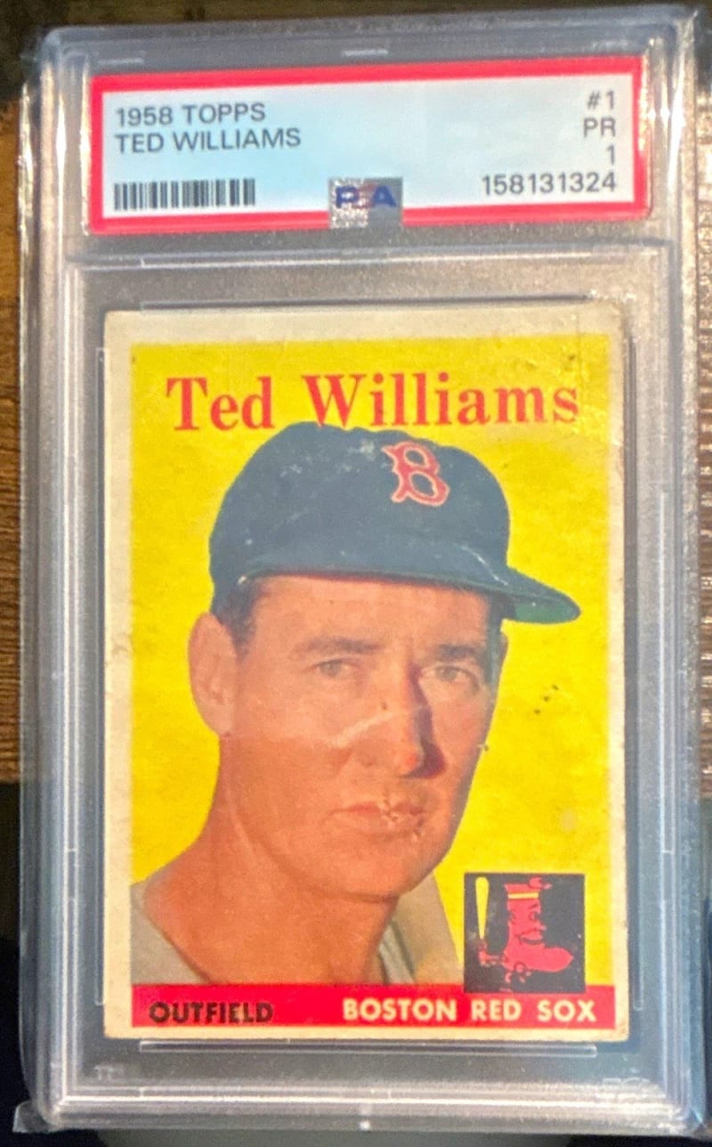 1958 Topps Ted Williams #1 front
