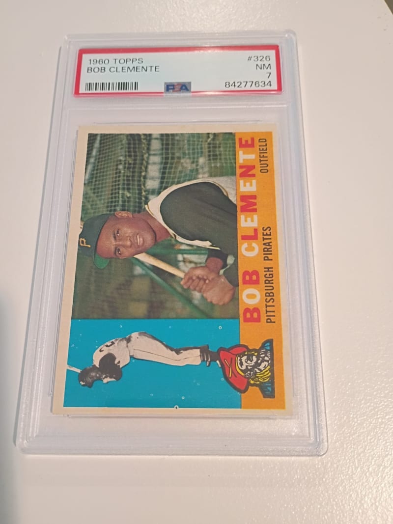 1960 Topps Roberto Clemente #326 front