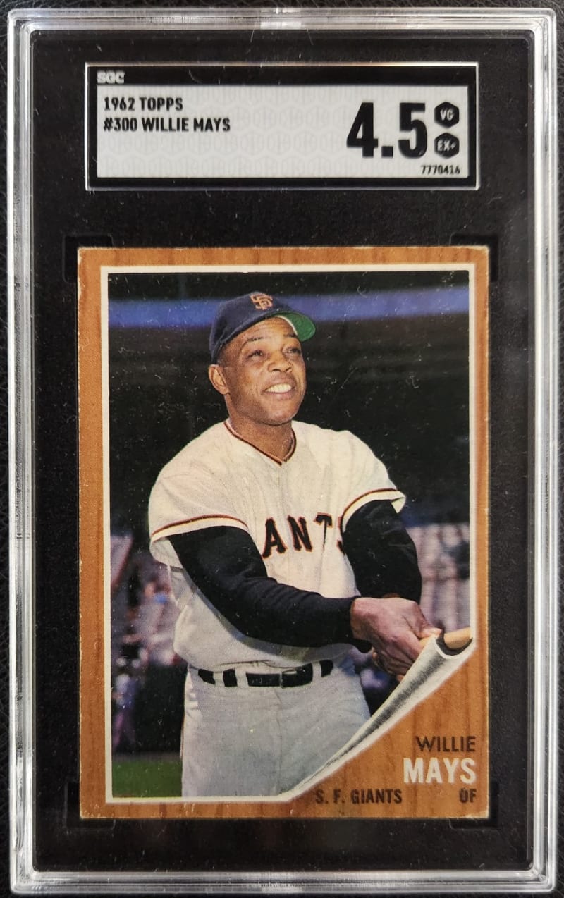 1962 Topps Willie Mays #300 front