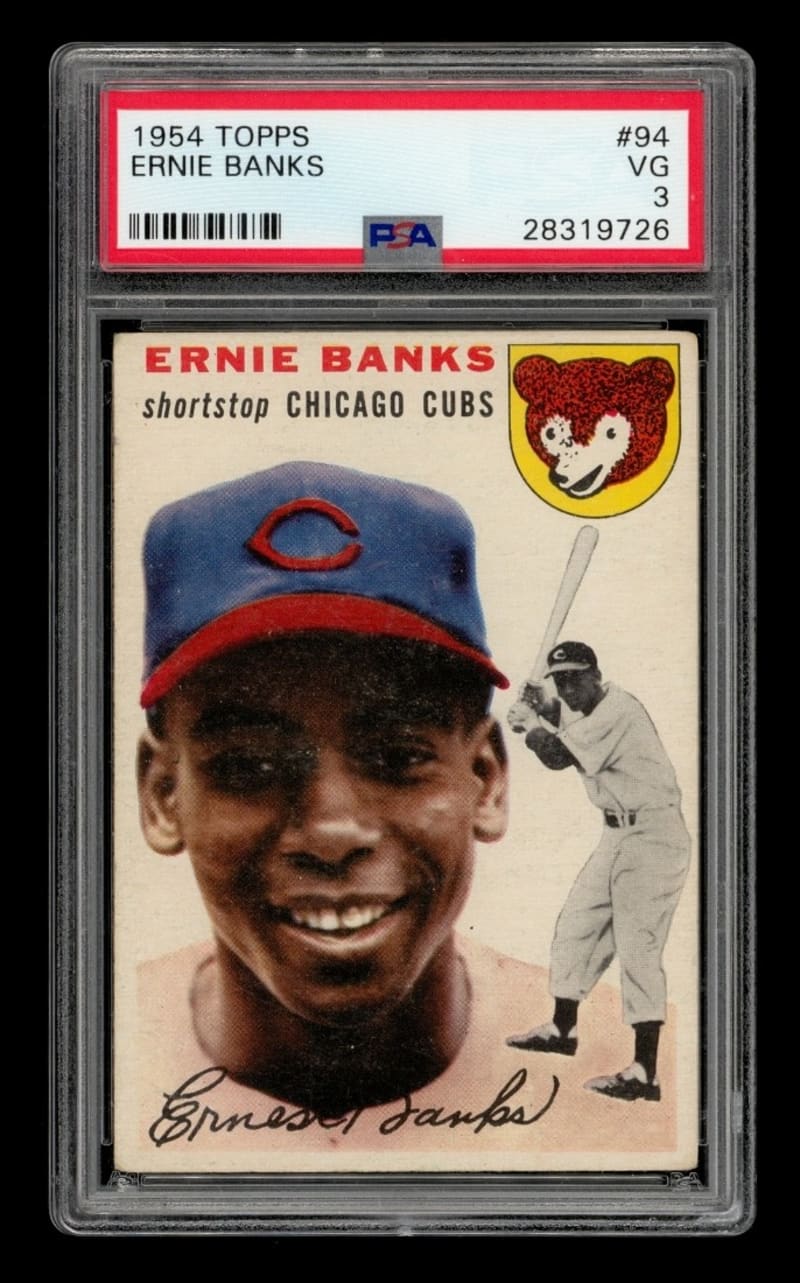 1954 Topps Ernie Banks #94 front