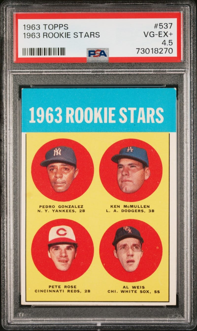 1963 Topps Pete Rose #537 front