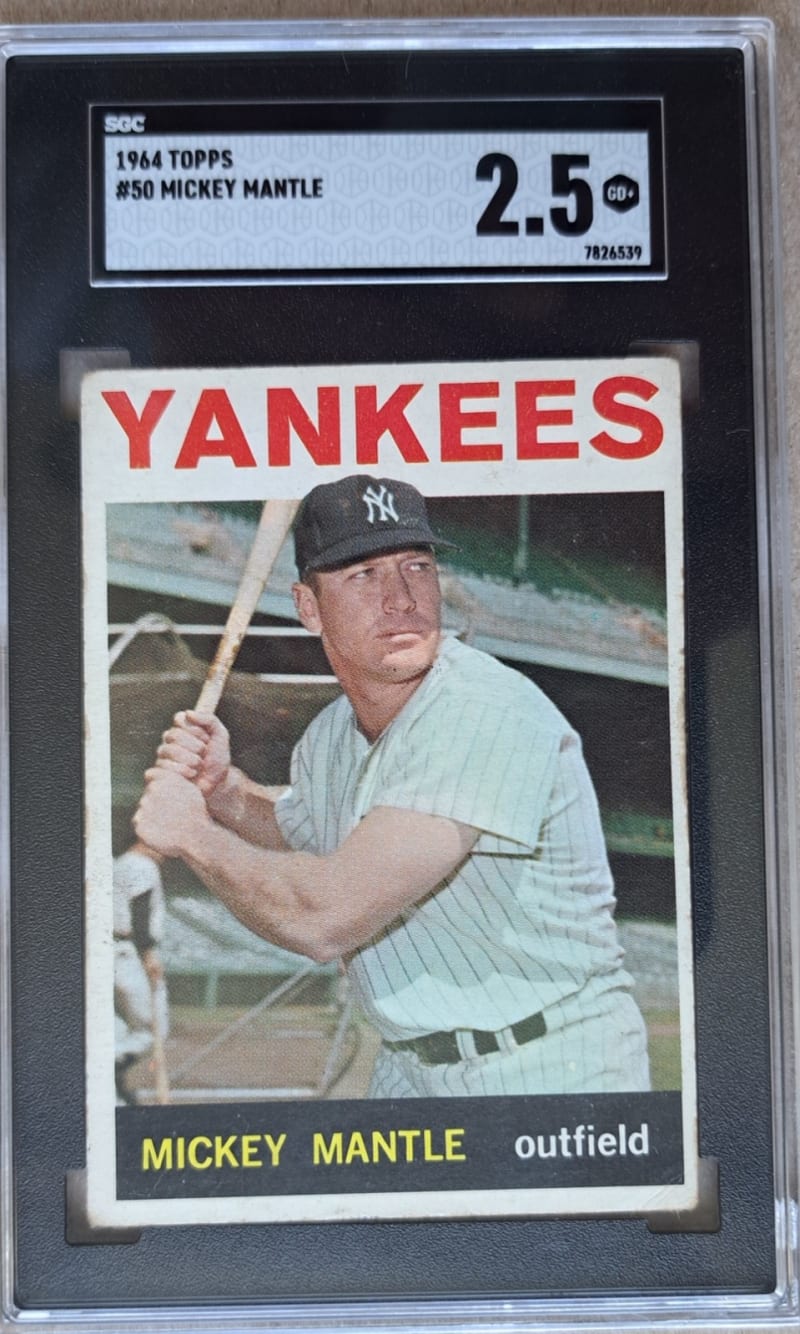 1964 Topps Mickey Mantle #50 front