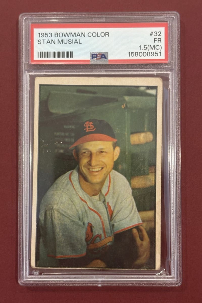 1953 Bowman Stan Musial #32 front