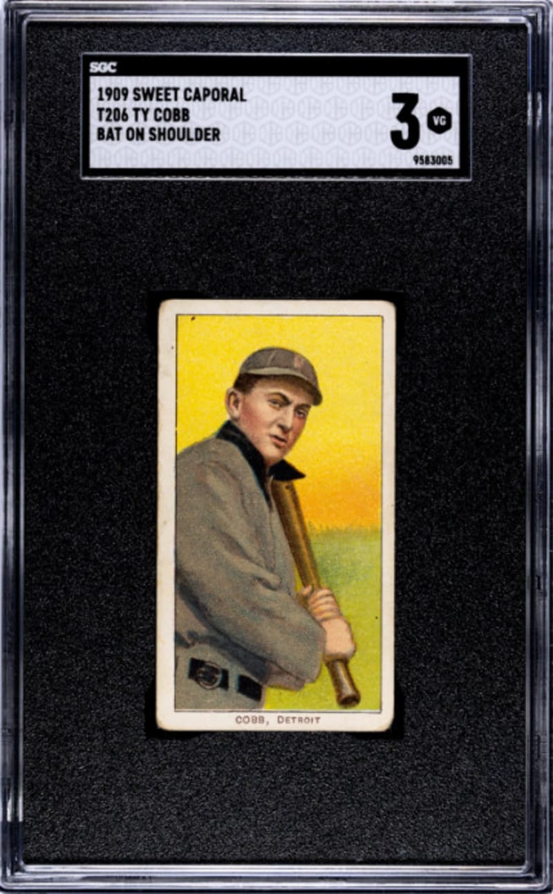 1909 Piedmont T206 Ty Cobb front