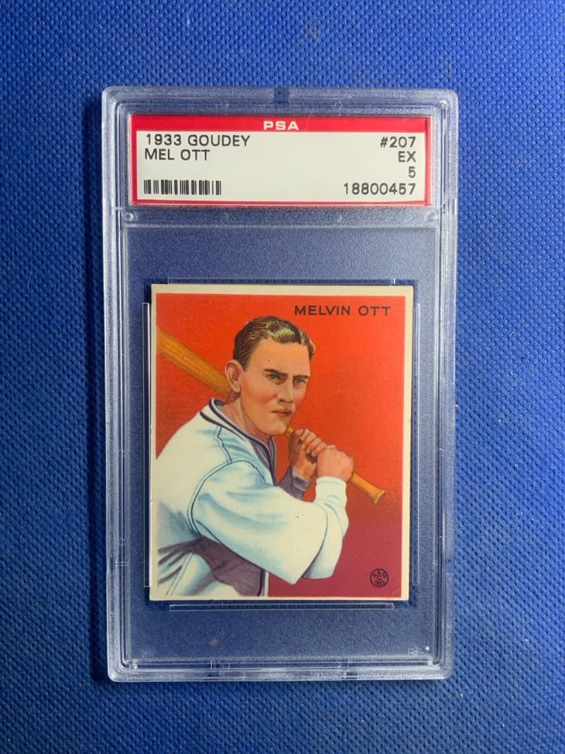 1933 Goudey Mel Ott #127 front